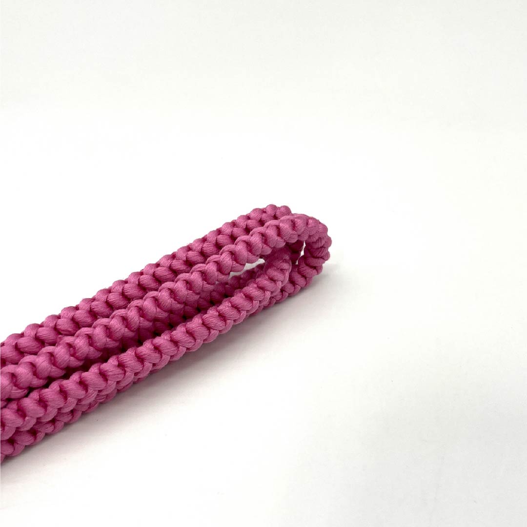 (Like New) Silk Obi-jime (Sash Band) - S-Rank, Hagi-iro (Lavender Green), Round Braid, Approx. 166cm Long, Approx. 1cm Wide, Casual, Pink, Item Number: 1135005292313