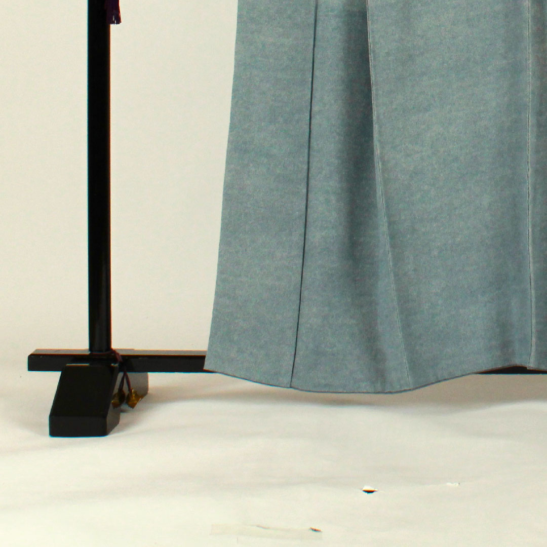 Komon Length 161cm Sleeve length 64cm Awase Edo Komon Kazuo Adachi Shark Butt-matching Three Aoi Silk S Rank Blue 1115001242317