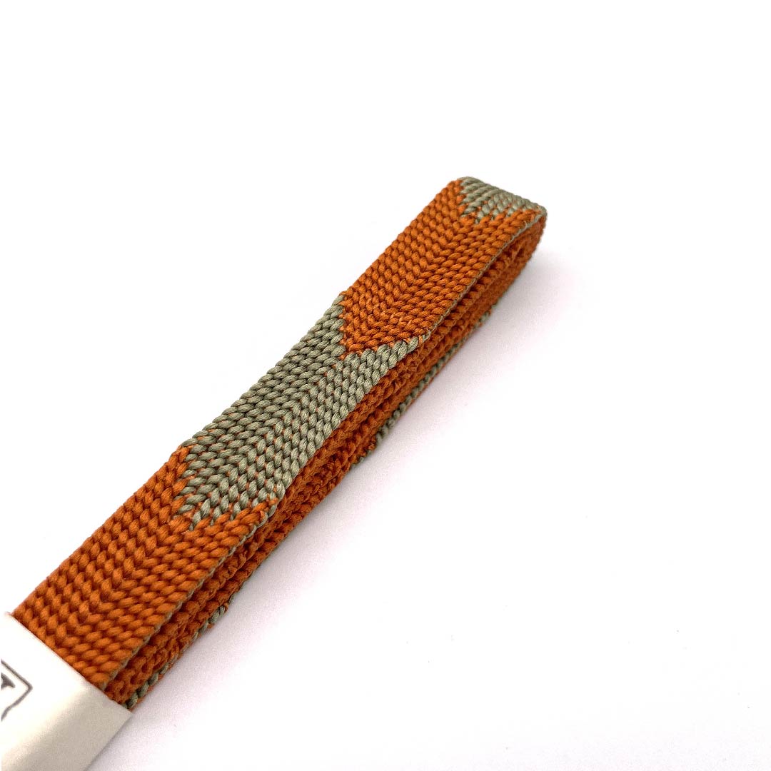 (New old stock) Obi-jime (belt fastener) made of pure silk, quarter-length cord, ochre, Goshima cord, Edo braid, new old stock, length approx. 159cm, width approx. 1.2cm, casual, S rank, orange, 1135001992926