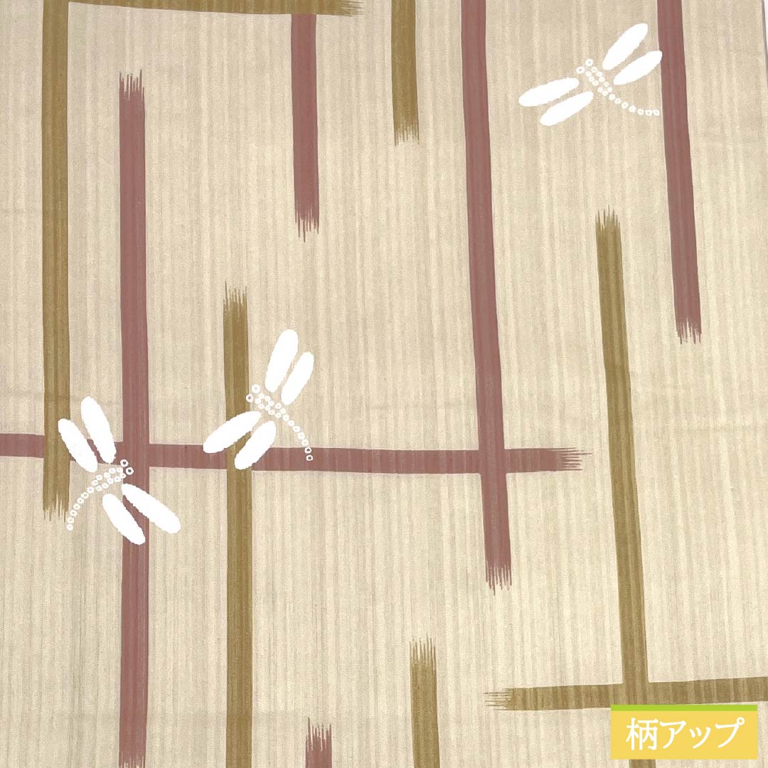 （京袋帯）名古屋帯 ポリエステル Sランク 蒸栗色（むしぐりいろ） 染め帯 京袋帯 リバーシブル 帯丈380cm 全通 カジュアル ベージュ系 1124010972425 開き仕立て