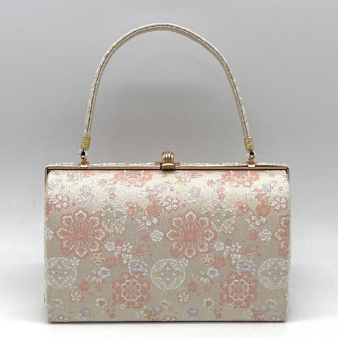 （新古品）草履バッグセット フォーマル Aランク 華文 帯地 Lサイズ 金系 1133000423421