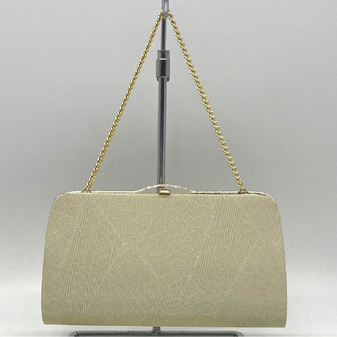 （新古品）草履バッグセット フォーマル Bランク 2way Mサイズ 金系 1133000274321