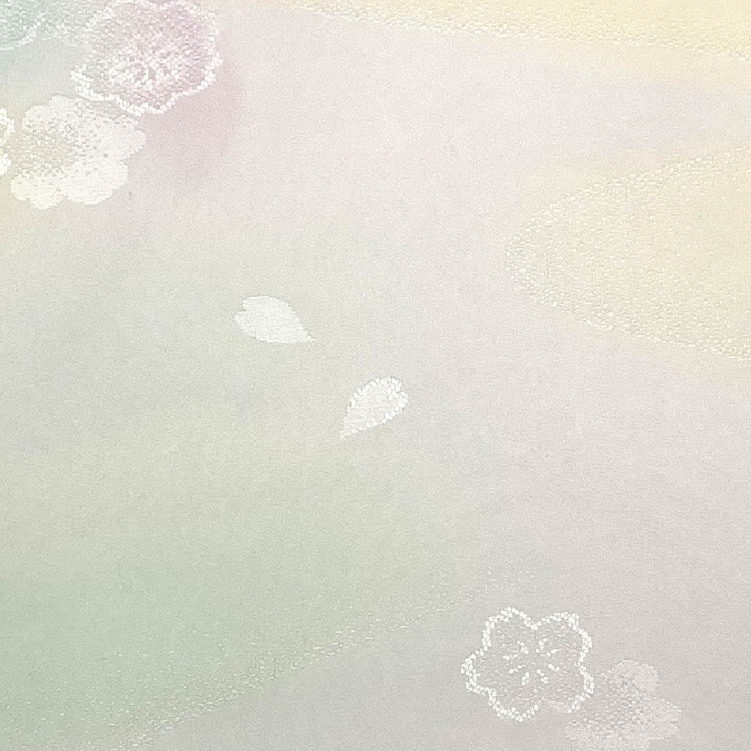 Fabric Roll Nagajuban Silk NEW Rank Created Kyoto-style Gradation Cherry Blossom Gradation Dyeing 1130001271999