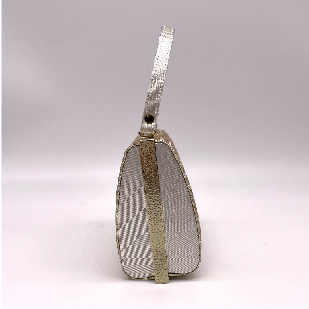 Formal Japanese style bag, gold, stripes, classic pattern, simple, gold, S rank, 113900029221