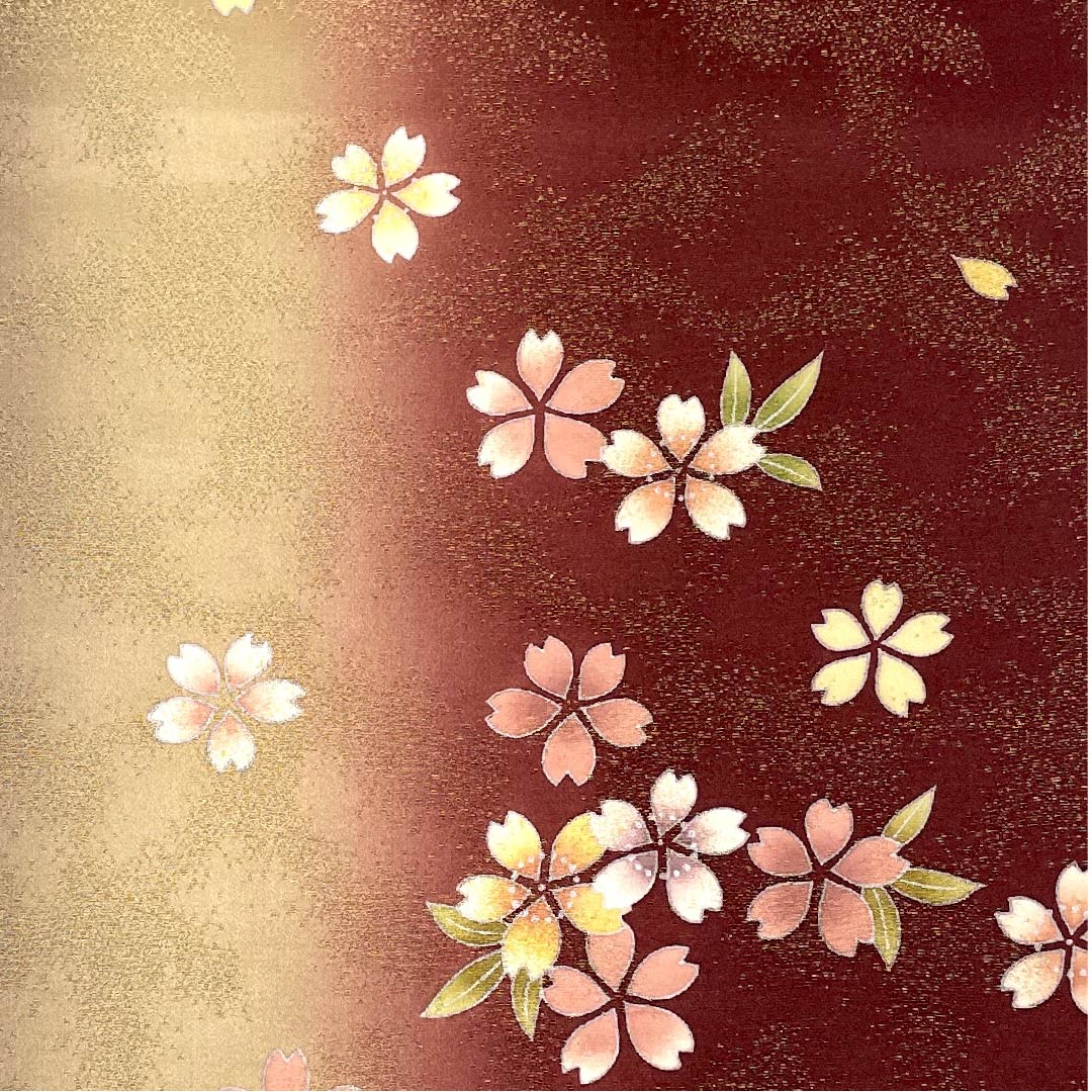 Fukuro Obi Dyed Obi Cherry Blossom Arai Yoshikaze Obi Length 468cm Pure Silk A Rank Six-way Semi-formal Gradient 1123005893499