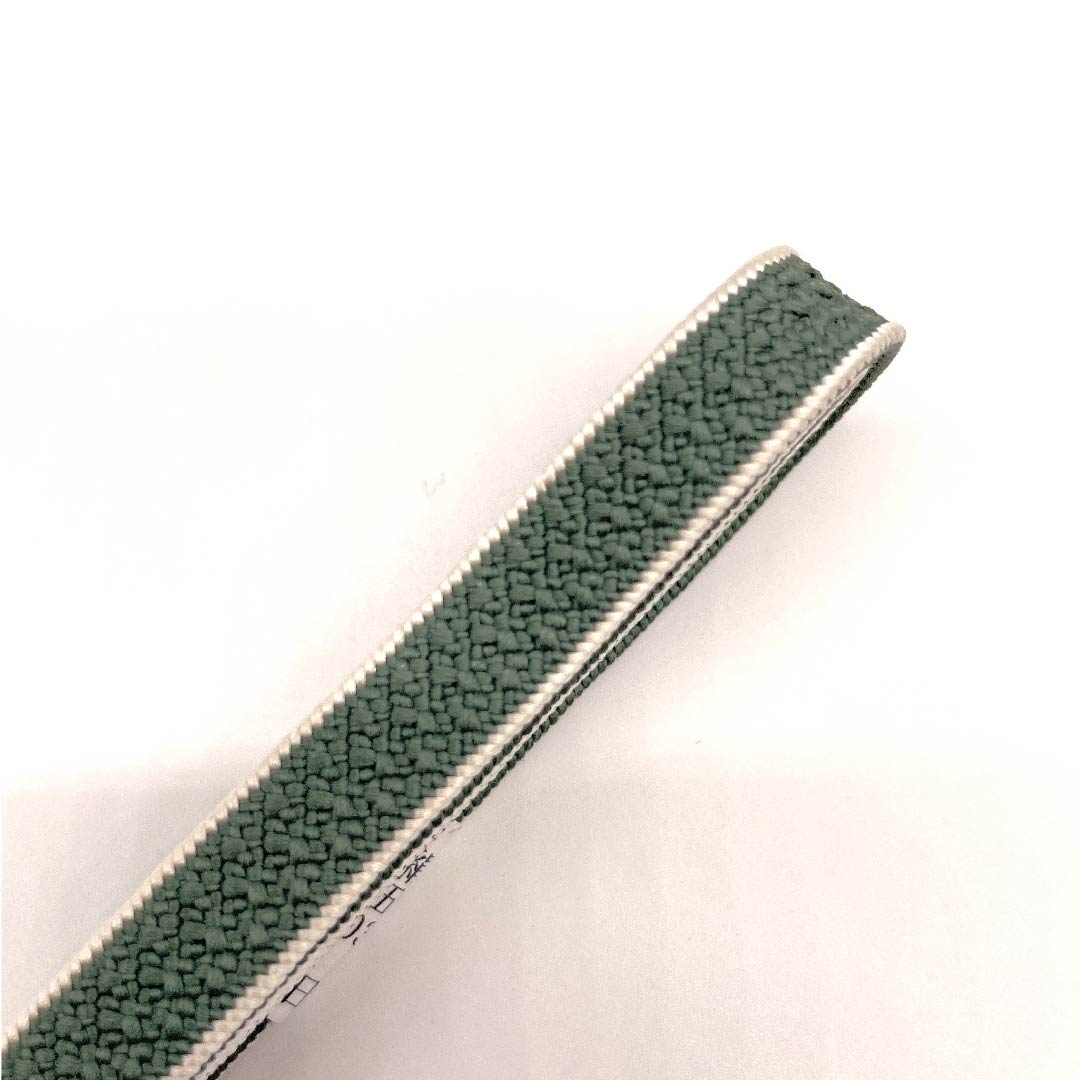 （新古品） 帯締め 正絹 三分紐 岩井茶色（いわいちゃいろ） 五嶋紐 新古品 長さ約132cm 幅約0.9cm カジュアル Sランク 緑系 1135000642319