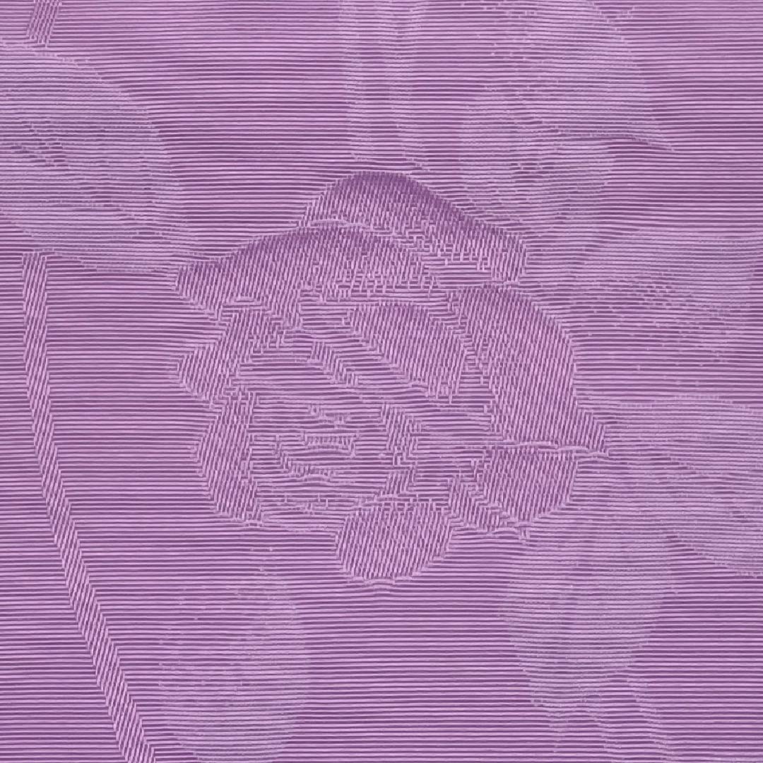 半幅帯 ポリエステル 浅紫色（あさきむらさきいろ） 浴衣用 薔薇 桜 リバーシブル 帯丈356cm 紫系 Sランク 1125001962320