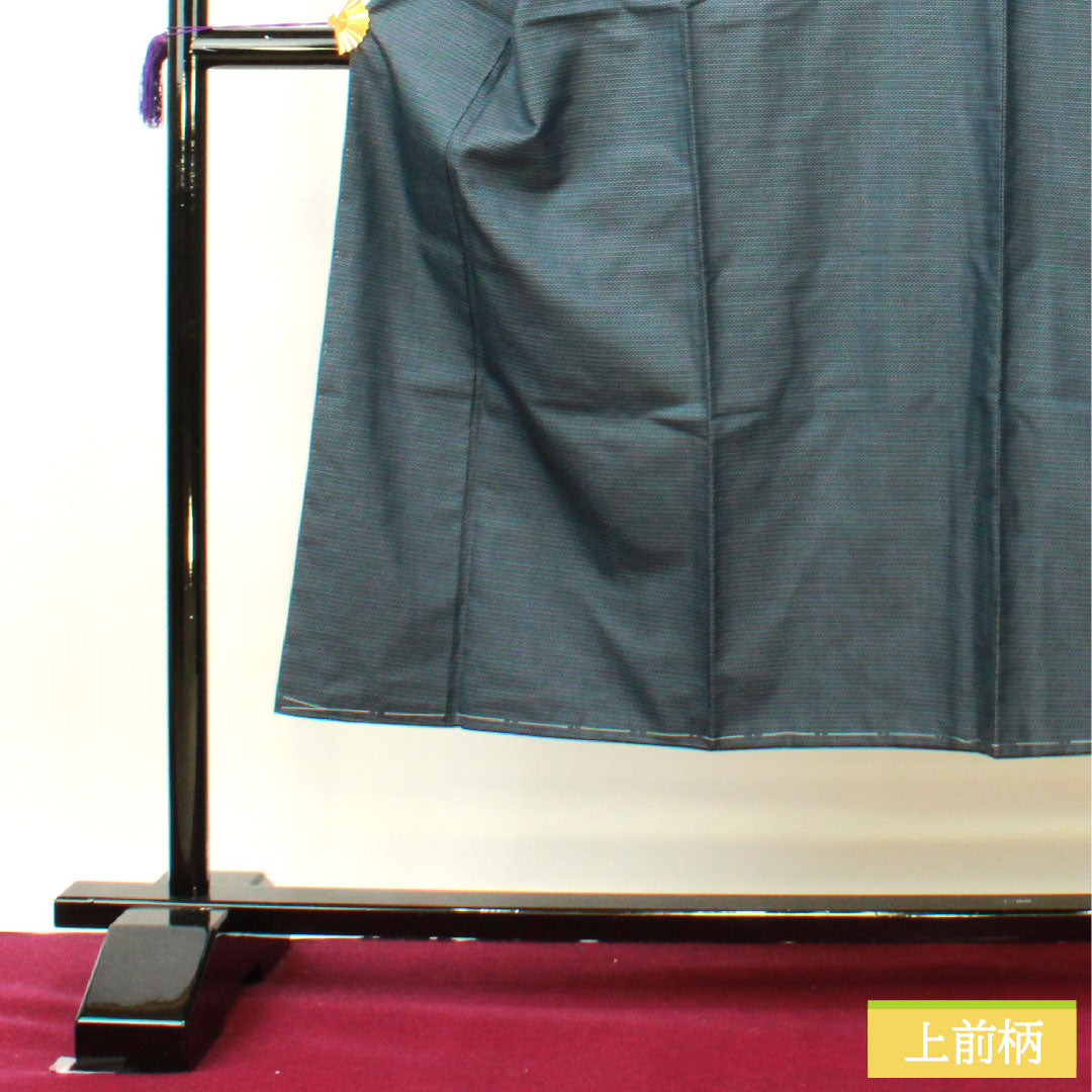 Men's pure silk, length 145cm, sleeve length 70.5cm, Oshima Tsumugi, tortoiseshell pattern, basting thread included, unused, S rank, lined, navy blue, 1119000792418