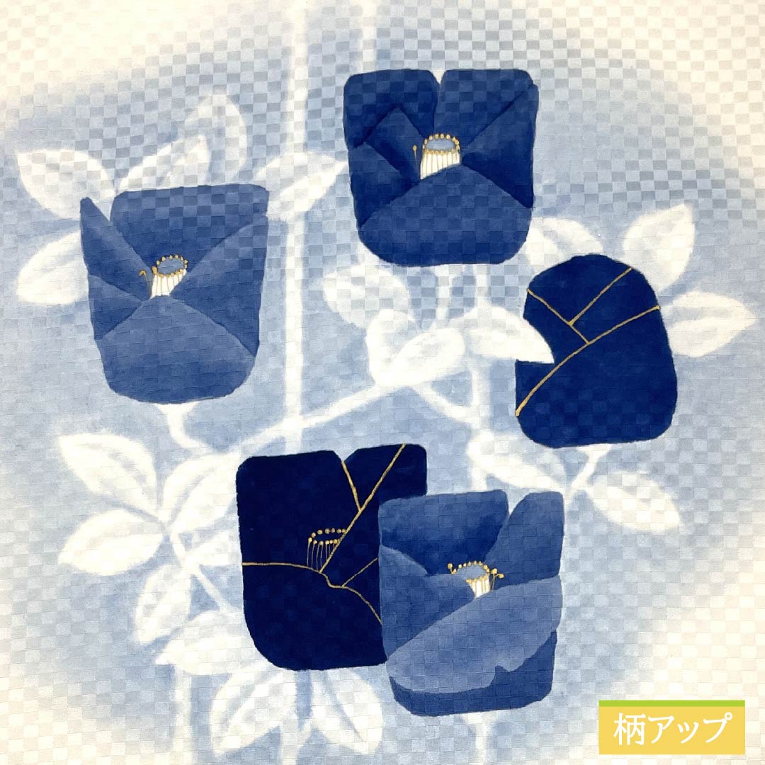 Nagoya obi, dyed obi, camellia, artist's work, obi length 396cm, pure silk, S rank, point pattern, casual, white, 1124006712411, Nagoya tailoring