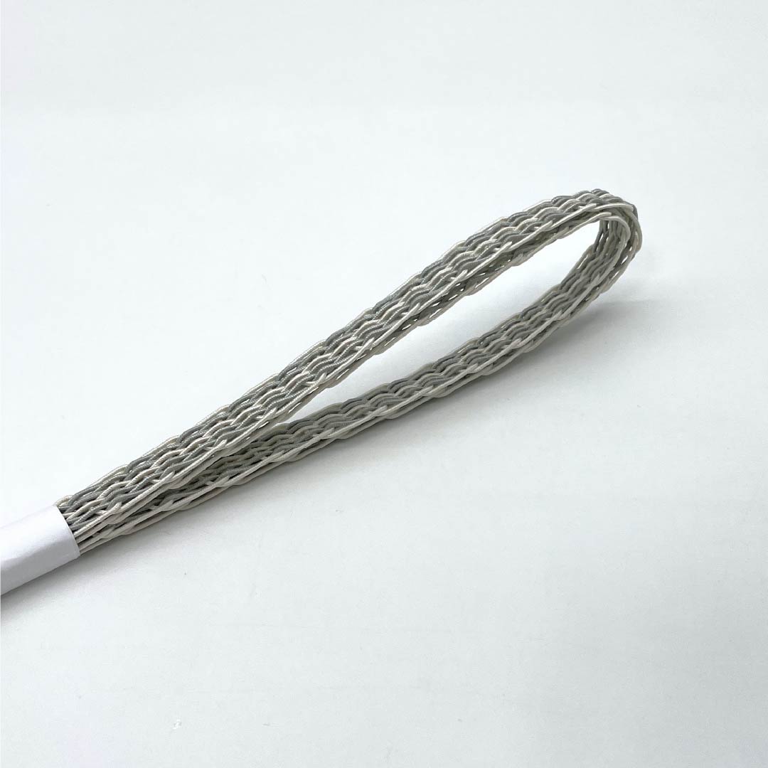 (新品)帯締め 正絹 NEWランク  単衣用 夏用   長さ約168cm 幅約1.2cm カジュアル グレー系 1135005671322