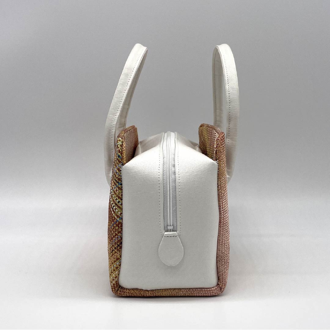(Like New) Semi-Formal Japanese Bag, New Rank, Triaxial Weave Nishijin-ori Rikyu Bag, Gradient Pattern, 113900096199