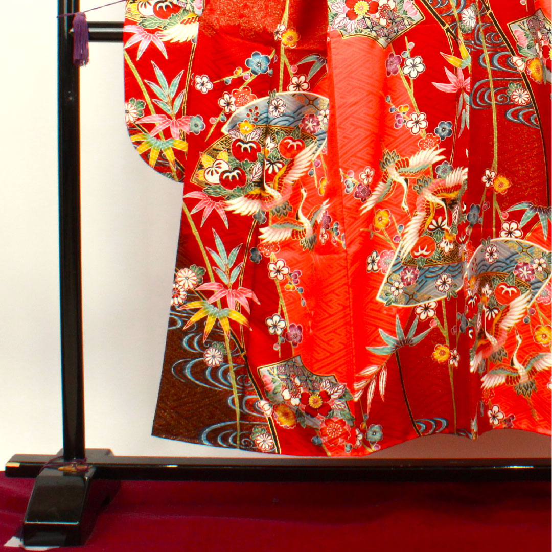 振袖 身丈151cm 裄丈61.5cm 袷  京紅型 吉祥文様  正絹 Sランク グラデーション系 1113001722299