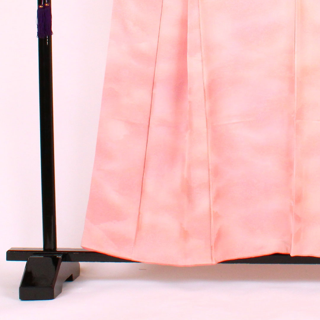 Plain color, landscape painting, length 158cm, sleeve length 65cm, lined, pure silk, A rank, pink, 1114000023113