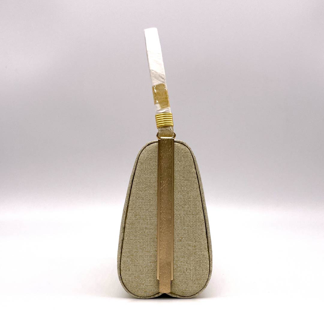Formal Japanese style bag, gold color (kin-iro), for Tomesode, plain, gold, NEW rank, 113900042121