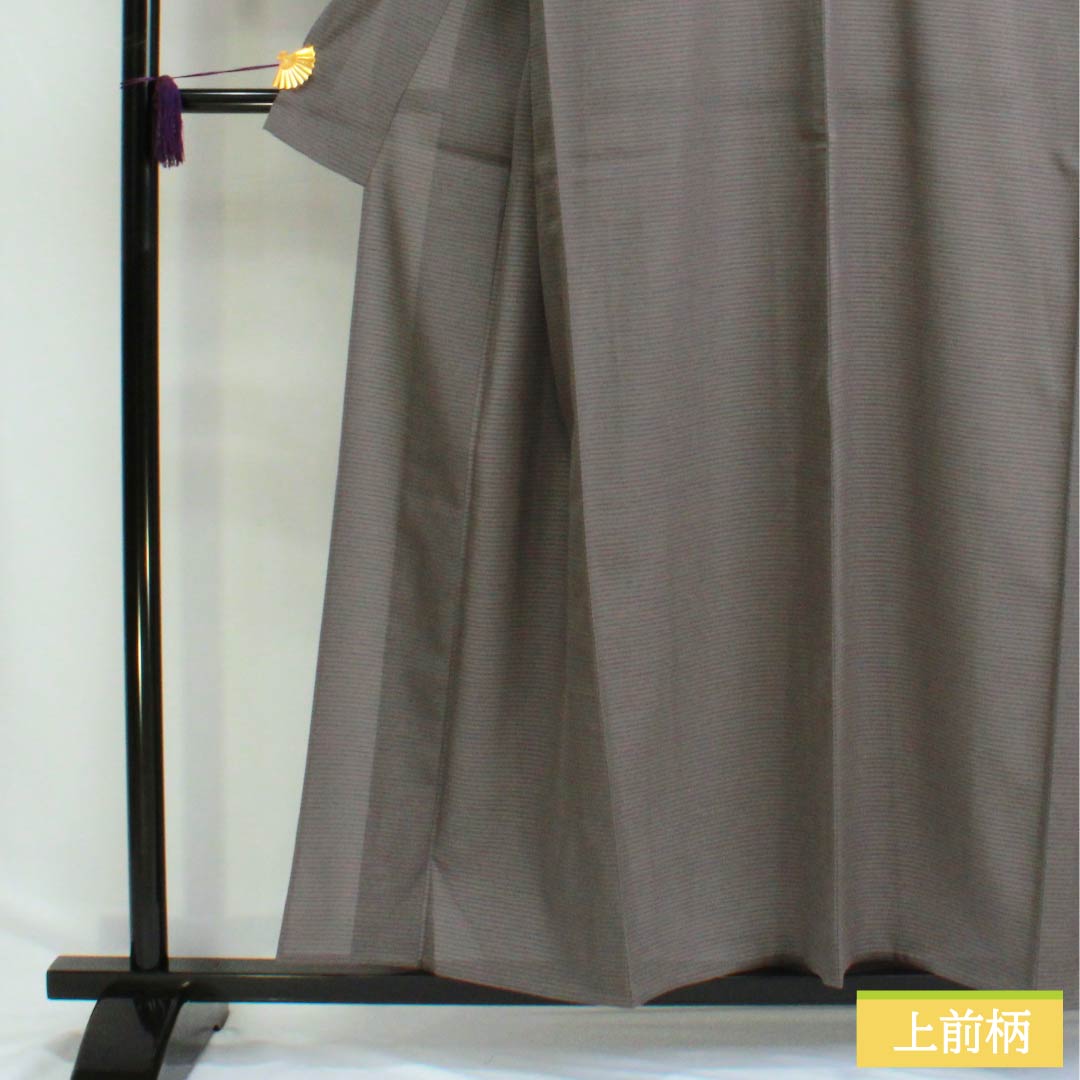 Summer kimono, polyester, plain color, S rank, length 157cm, sleeve length 64cm, washable, grayish gray, silk pongee, product number 1132003202322