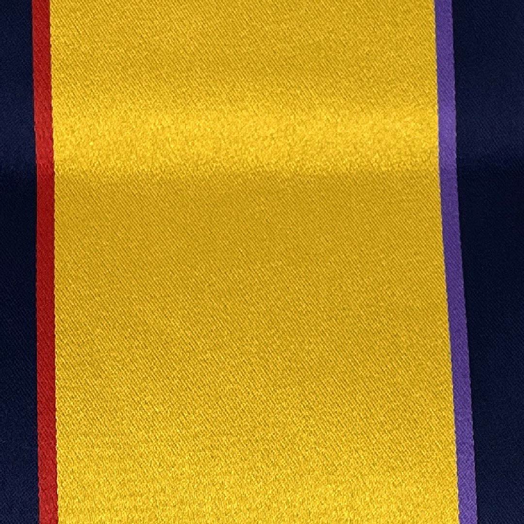 Half-width obi, polyester, gold (kanairo), for yukata, length 340cm, yellow, S rank, 1125002102323