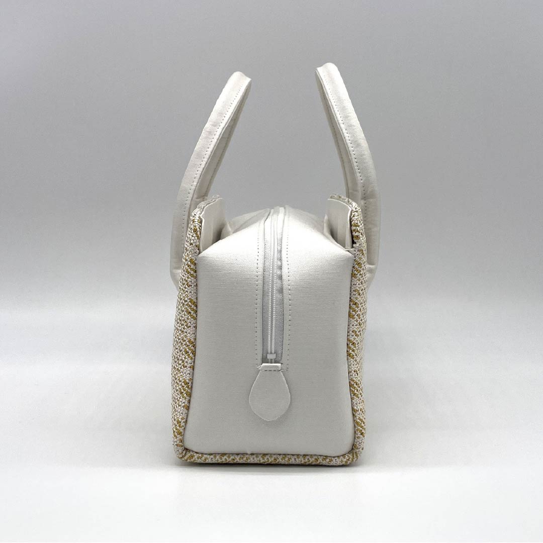 (Like New) Semi-Formal Japanese Bag, New Rank, Triaxial Weave Nishijin-ori Rikyu Bag, Gradient Pattern, 113900094199