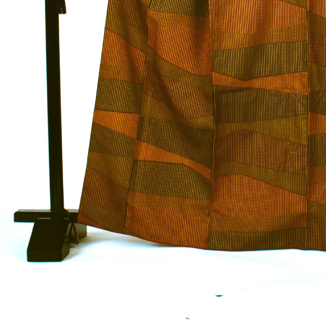 Small pattern, Length 168.5cm, Sleeve length 67cm, Lined, Striped pattern, Washable kimono, Polyester, S rank, Brown, 1115000972414