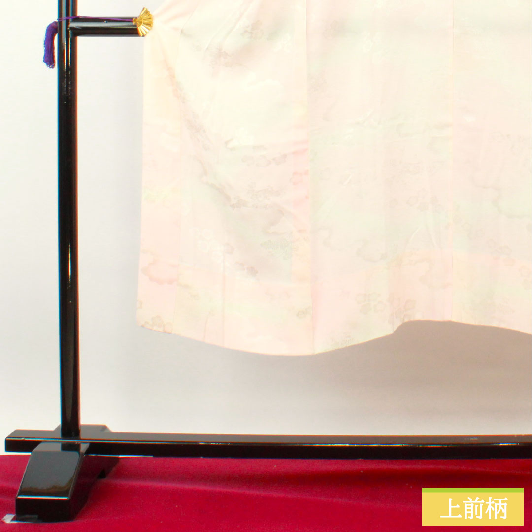 長襦袢 正絹 身丈140.5cm 裄丈69.5cm 単衣 曙色（あけぼのいろ） ぼかし染 吉祥文様 Aランク ピンク系 1129000683513