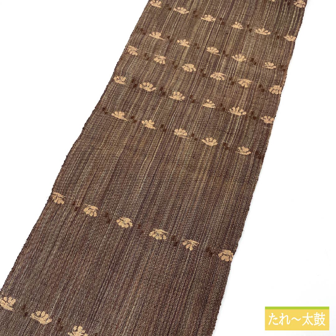 Nagoya obi, abstract pattern, obi length 348cm, pure silk, S rank, point pattern, casual, gradation style, 1124007112399, open style