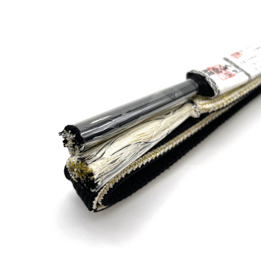 (New old stock) Obi-jime (belt fastener) Pure silk quarter-length cord Black color Hand-woven cord Specially selected gold and silver threads New old stock Length approx. 165cm Width approx. 1.5cm Semi-formal S rank Black 1135001782910