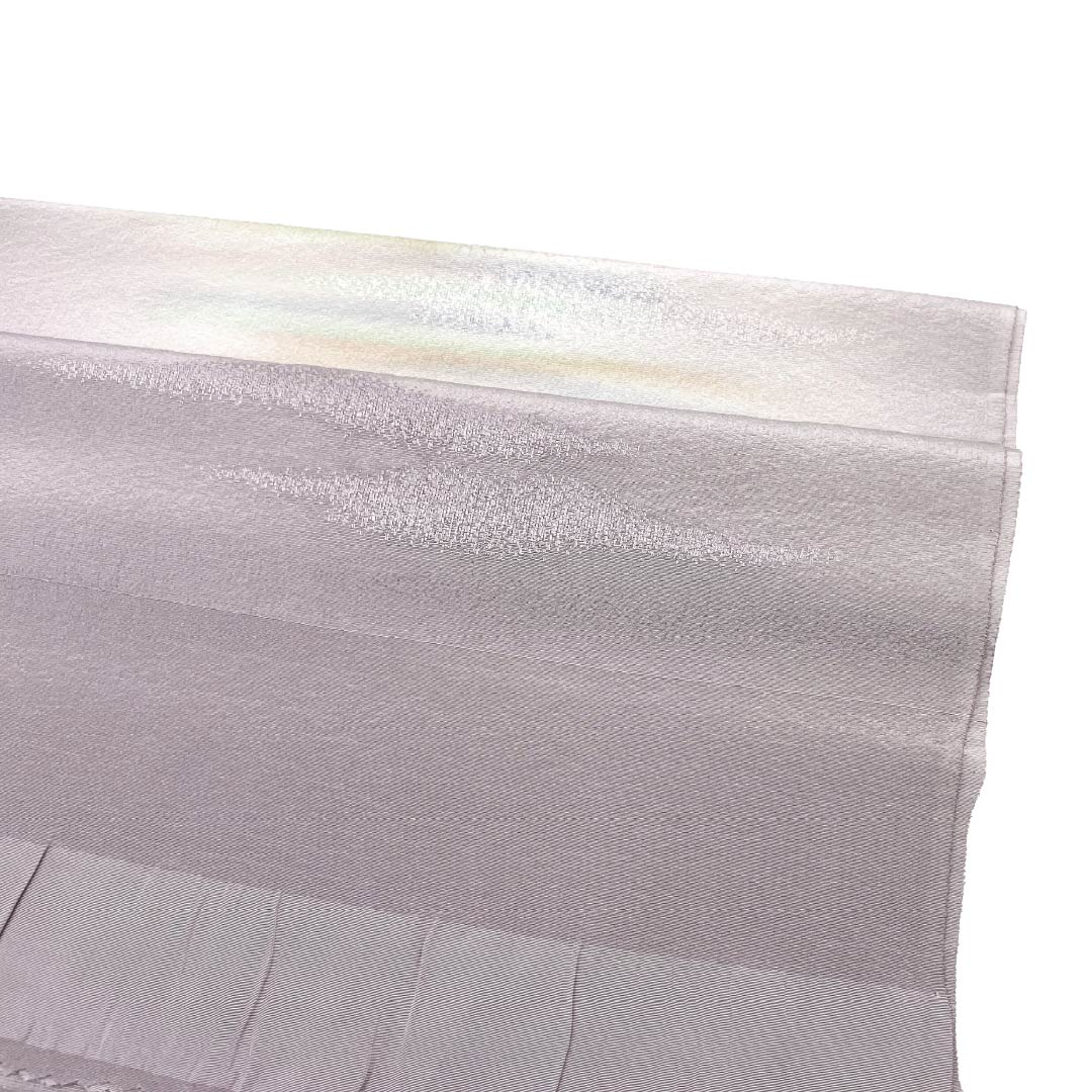 帯揚げ 正絹 Sランク セミフォーマル 小町鼠色（こまちねずいろ） 古典柄 雲  長さ約174cm 幅約32cm グレー系 1136003432922