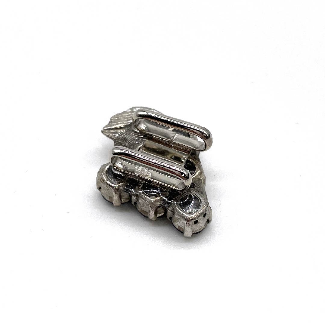 (New old stock) Obi clasp, other, casual, rhinestone, grape, fruit, length approx. 3cm, width approx. 2cm, S rank, blue, 1137000922917