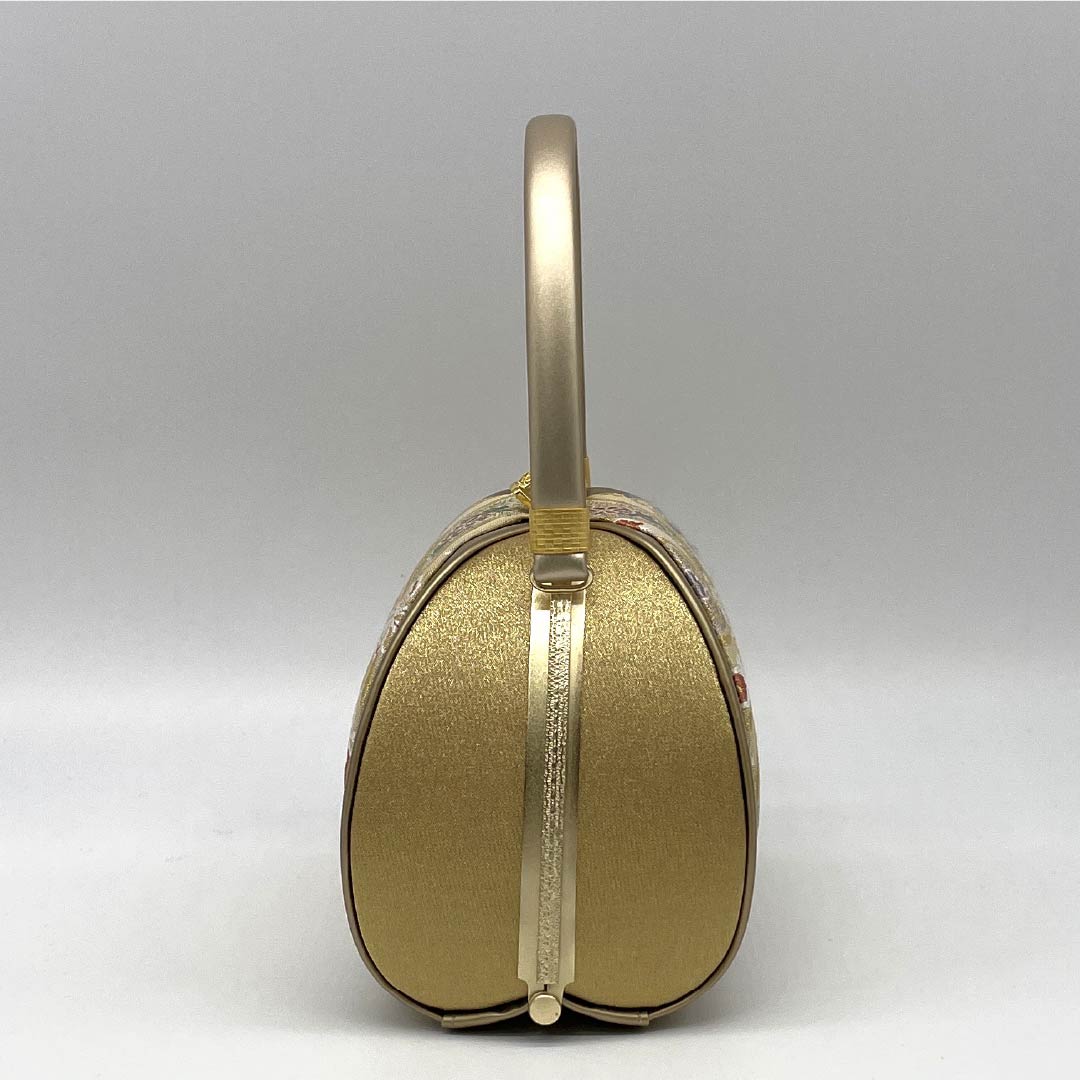 （新古品）草履バッグセット フォーマル NEWランク 七宝 帯地 低反発草履 Laソール Lサイズ 金系 1133000481421