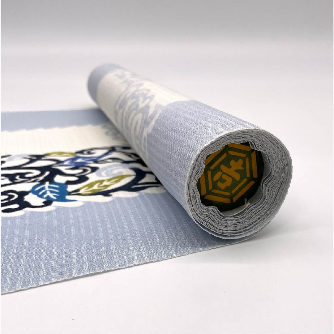 Fabric Nagoya Obi (belt) Pure silk Pale white (sohakushoku) Earth white (shiratsuchiiro) Authentic Oshima Tsumugi Wall thread NEW rank Blue series 1130001171917