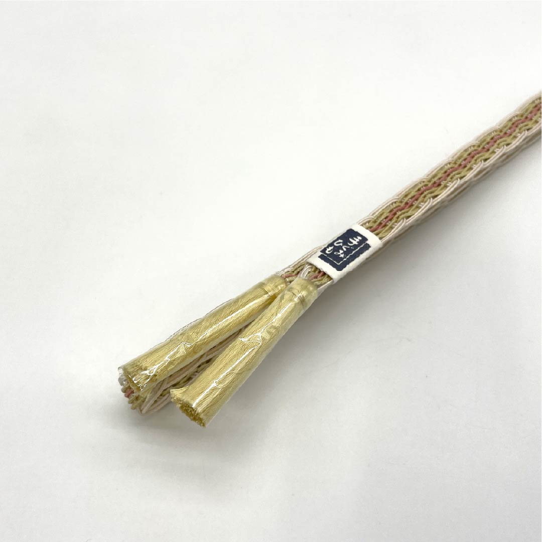 (新品)帯締め 正絹 NEWランク  浅黄色（あさききいろ） 単衣用 夏用  長さ約166cm 幅約1.4cm カジュアル 緑系 1135005711319