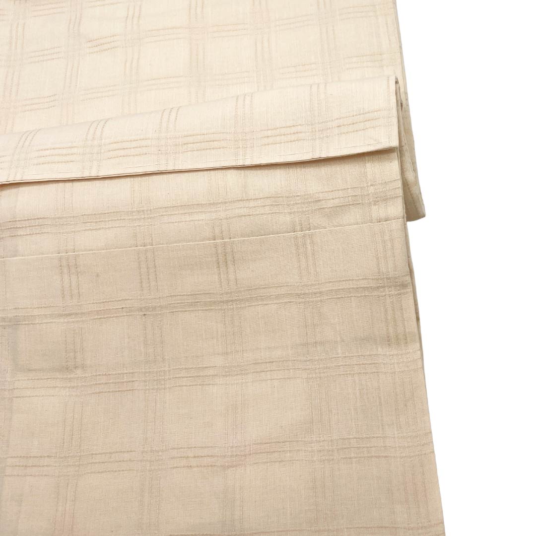 Men's Yukata Cotton NEW Rank Length 149cm Sleeve-to-sleeve 71cm Neriiro (off-white) XYLICOOL Cooling Process Changed Grid Single Layer White type 1138000161411