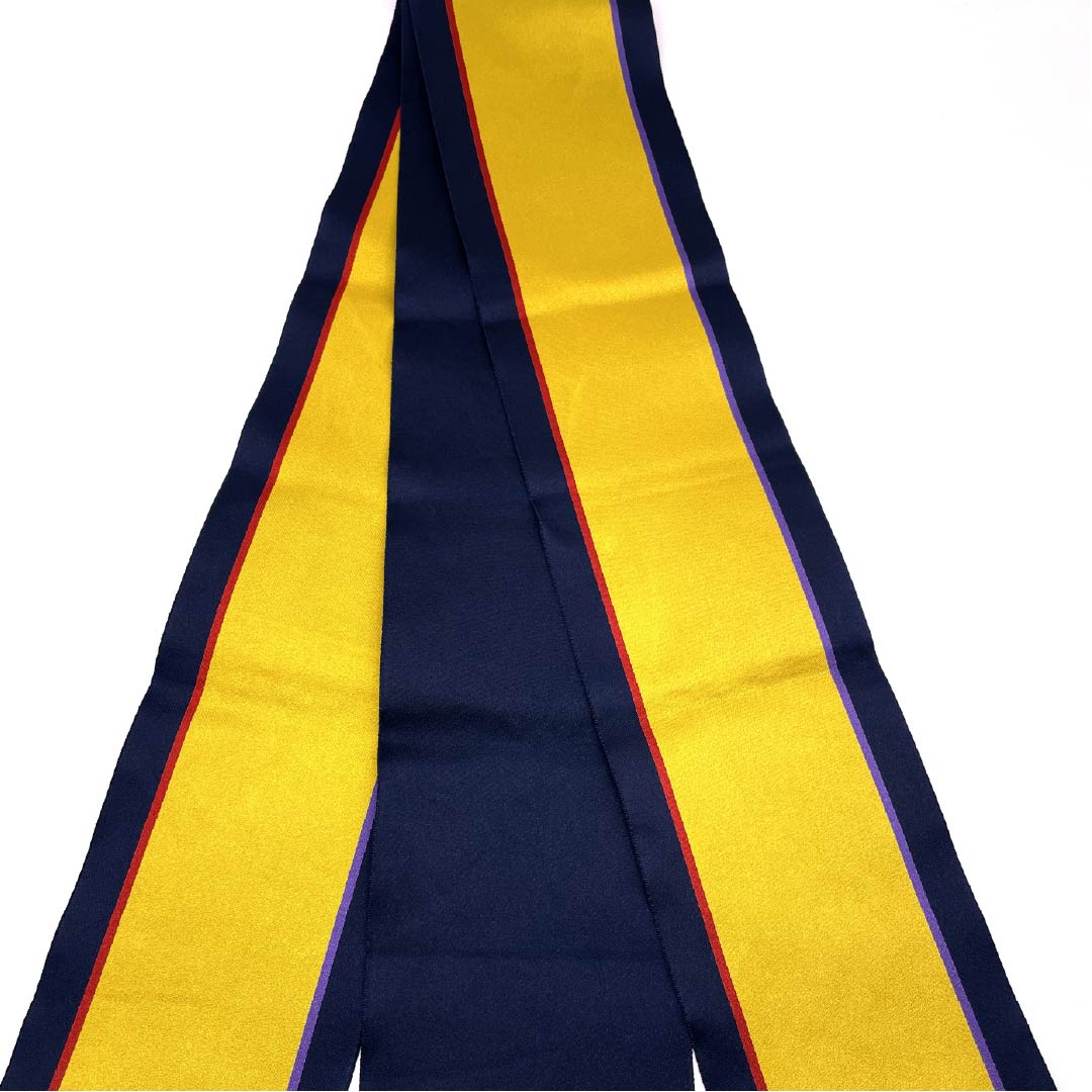 Half-width obi, polyester, gold (kanairo), for yukata, length 340cm, yellow, S rank, 1125002102323