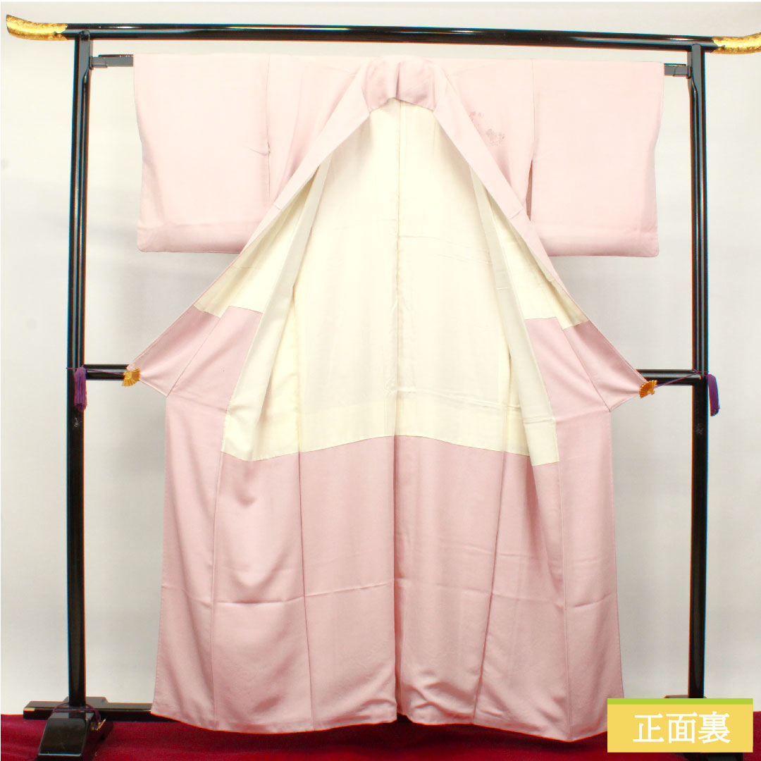 Homongi Pure silk Sleeve length 160cm Sleeve length 62.5cm Fading red Suzhou embroidery Shantou embroidery Treasure S rank Pink 1112003422413