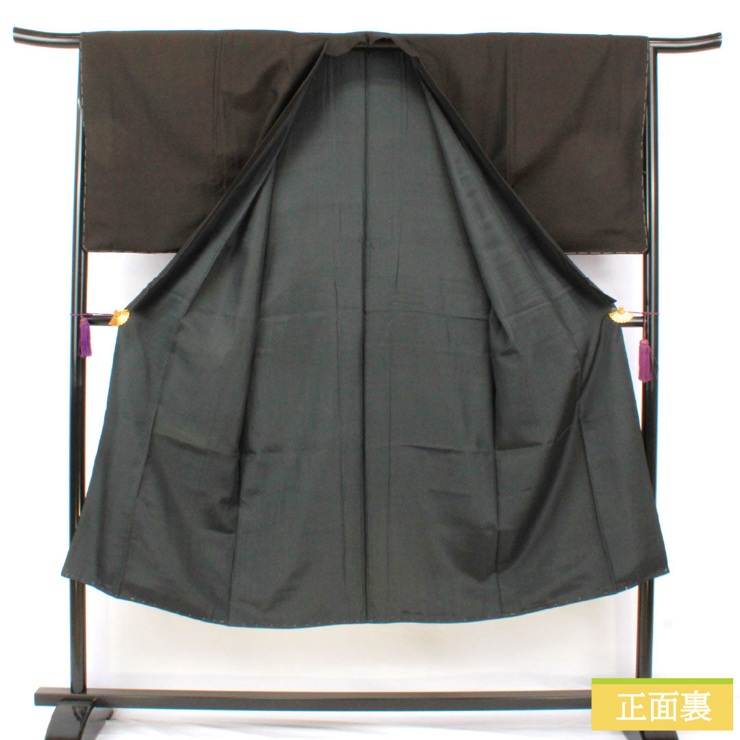 Men's pure silk, A-rank, length 139cm, sleeve length 66.5cm, chestnut color, lined, brown with basting threads, product number 1119001663314
