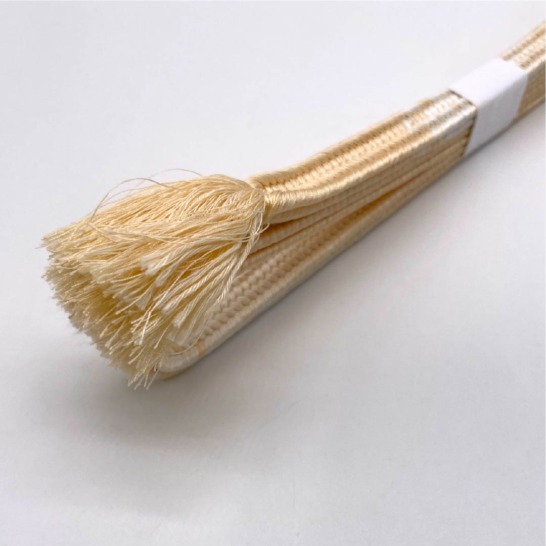 帯締め 正絹 Sランク 薄肉色（うすにくいろ） 長さ約157cm 幅約1.3cm カジュアル 橙系 1135004942326