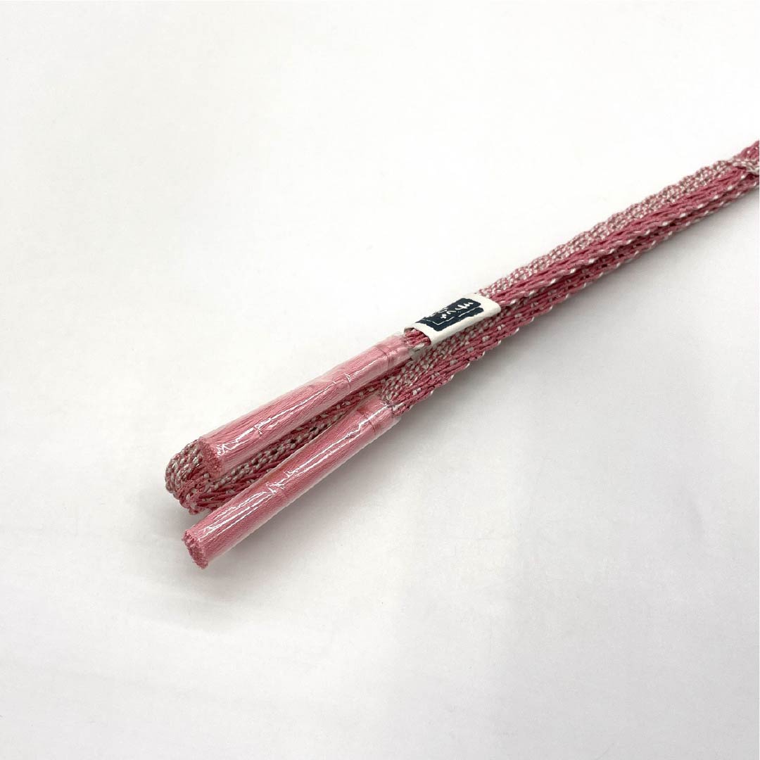 (Brand New) Pure Silk Obijime (Sash Band) - Medium Crimson (Nakano Kurenai Iro) - For Single-Layer Kimono (Undercoat) - Summer Wear - Length: Approx. 168cm, Width: Approx. 1.2cm - Casual - Pink - Product Number: 1135005571313
