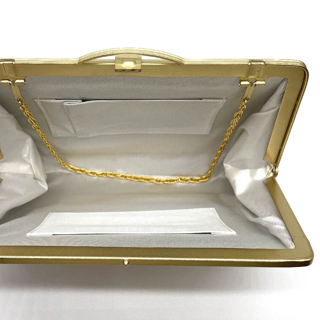 （新古品）和装バック フォーマル 金色（きんいろ） 未使用品 留袖用 佐賀錦 フォーマル 金系 Aランク 1133000103221