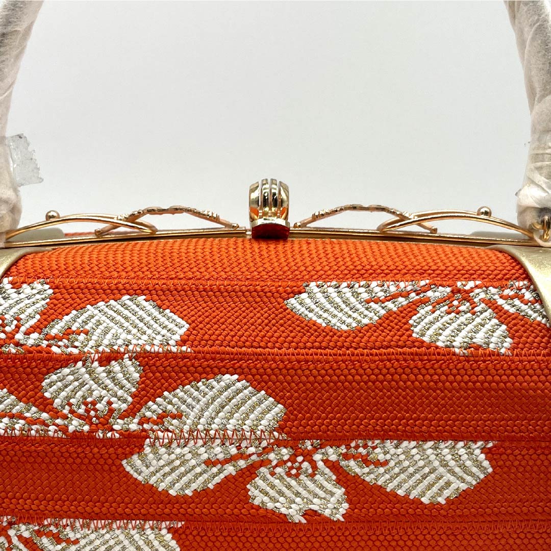 (Like New) Formal Japanese Style Bag, New Rank, Goshima Himo, Vermilion, 113900097116