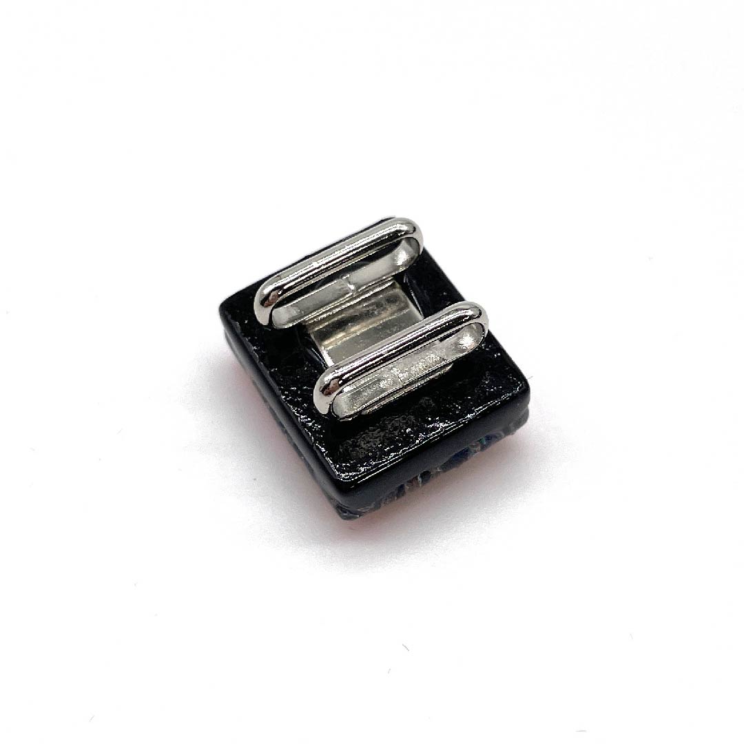 （新古品） 帯留め その他 カジュアル  シンプル 四角 長さ約1.5cm 幅約2cm  Sランク ピンク系 1137000952913