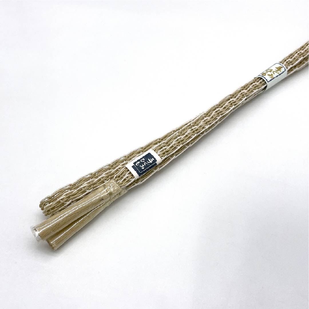 (Brand New) Pure Silk Obi-jime (Sash Band) in Tonokoiro (Tonko Color), Perfect for Single-Layer Kimono (Undercoat) Wear, Summer Wear, Approximately 160cm Long, 1.2cm Wide, Casual, Beige, Product Number: 1135005511325