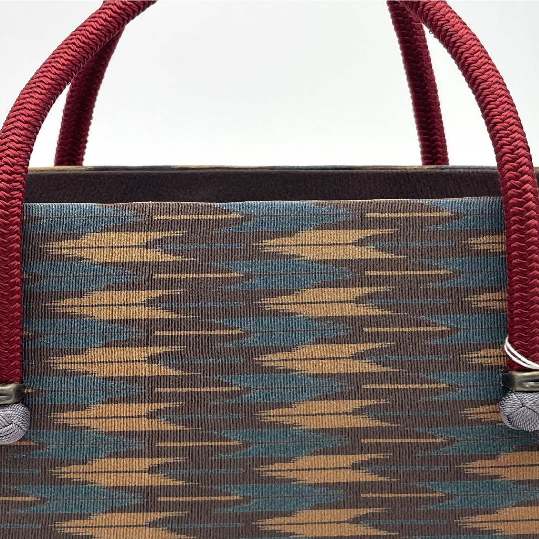 (Like New) Japanese Style Bag, Casual, New Rank, Goshima Himo Rikyu Bag, Brown, 113900104114