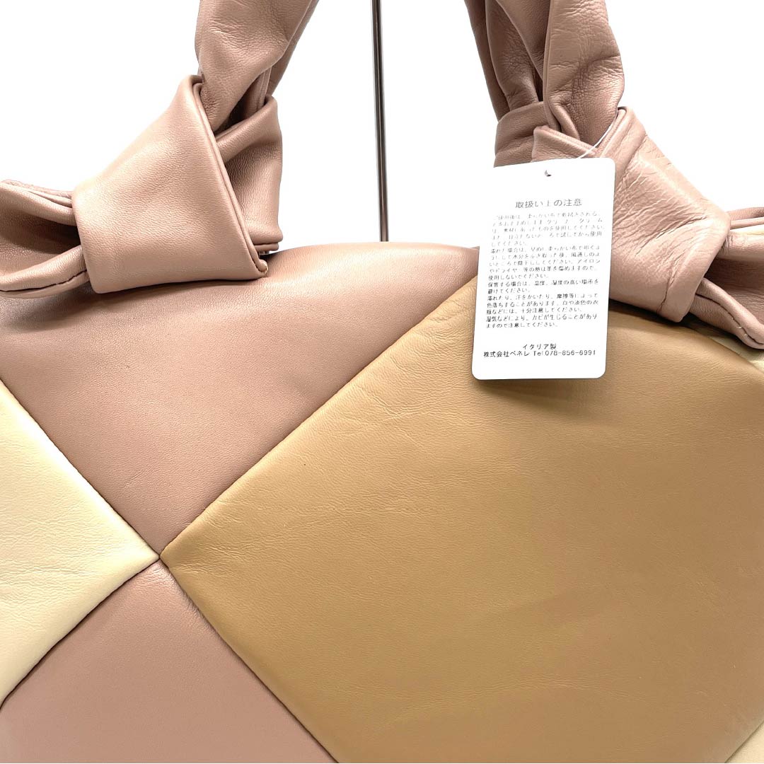 (Like New) Western-style Cowhide Leather Bag, S-Rank, Like New, Cowhide Leather, 2-Way, Pink, 119700028213