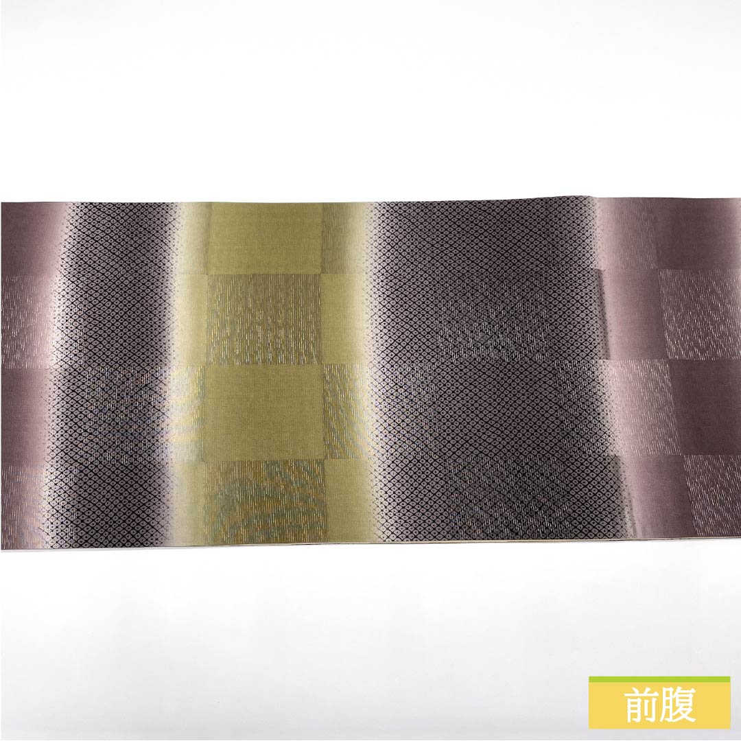 Fukuro Obi, Pure Silk, Dyed, Kanoko Pattern, Length: 454cm, A-Rank, Full Length, Semi-Formal, Gradient Pattern, Product Number: 1123014933499