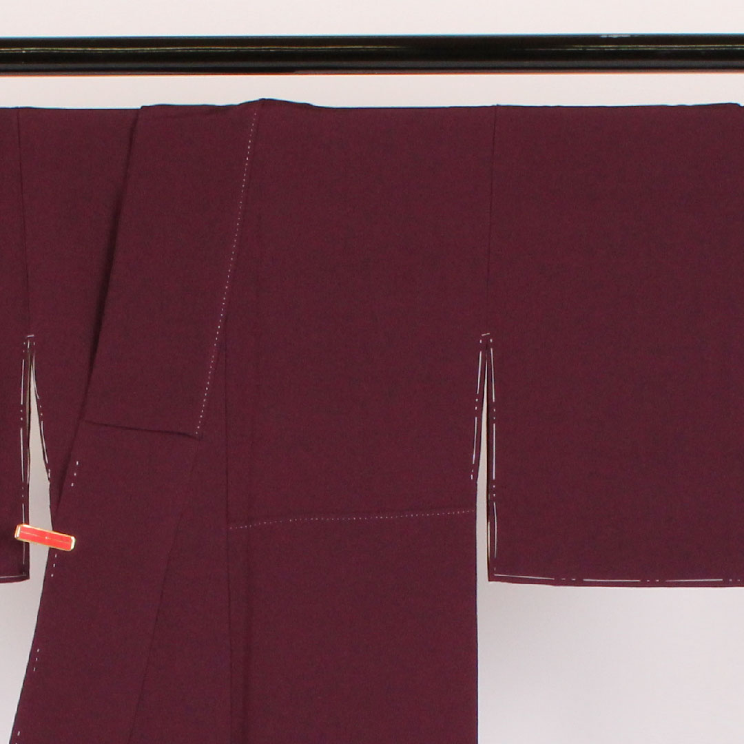 Plain color, Length 153.5cm, Sleeve length 63cm, Lined, Pure silk, A rank, Purple, 1114000033120