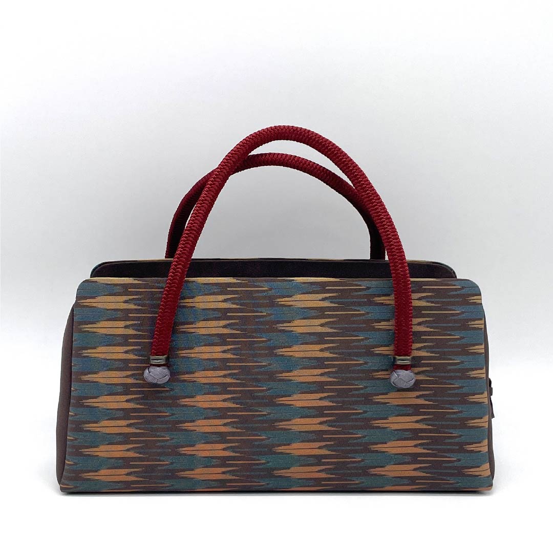 (Like New) Japanese Style Bag, Casual, New Rank, Goshima Himo Rikyu Bag, Brown, 113900104114