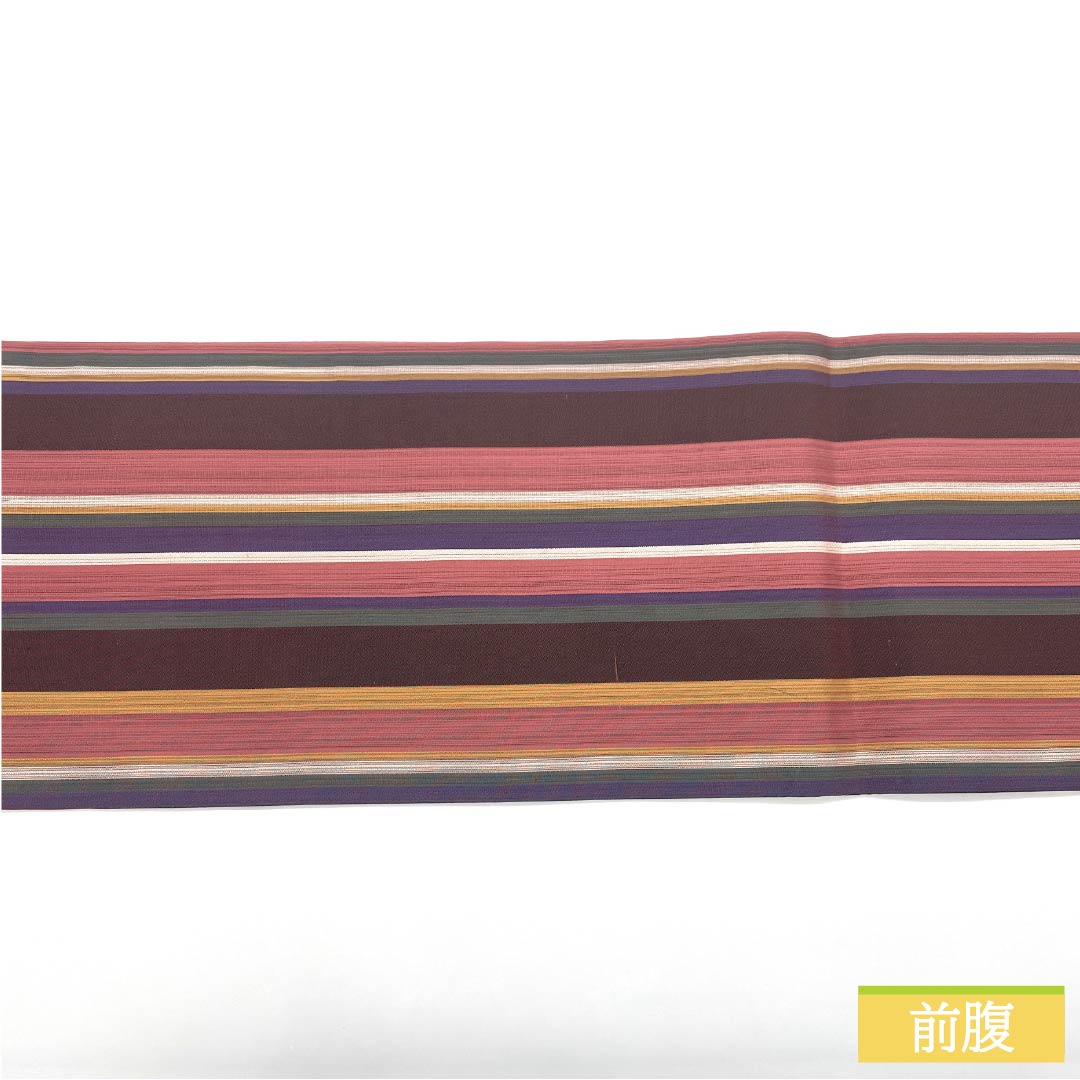 Fukuro Obi (Sash), Pure Silk, Grade A, Striped, 440cm Long, Full Length, Casual, Gradient Pattern, 1123015403399