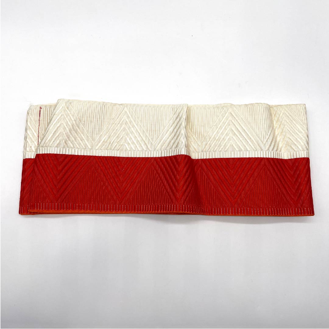 Ready-made obi, polyester, triangle, unique knot, ribbon, for yukata, B rank, gradient, 1131000734999