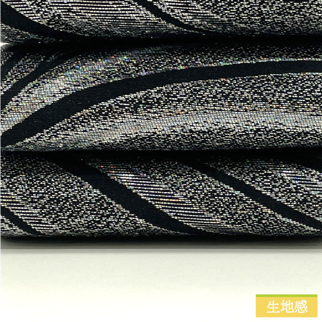 (Brand new, unused) Pure silk square obi with aurora, sparkling geometric polka dots, gradient pattern, length 412cm, width 10cm, item number 1134000621999