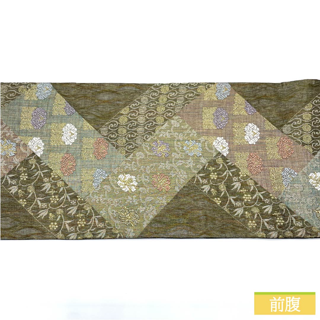 Fukuro Obi, Pure Silk, For Tomesode, Wave Silk, Triple Weave, All Seasons, Obi Length 440cm, S Rank, Six-Way, Formal, Gradient, 1123013422399