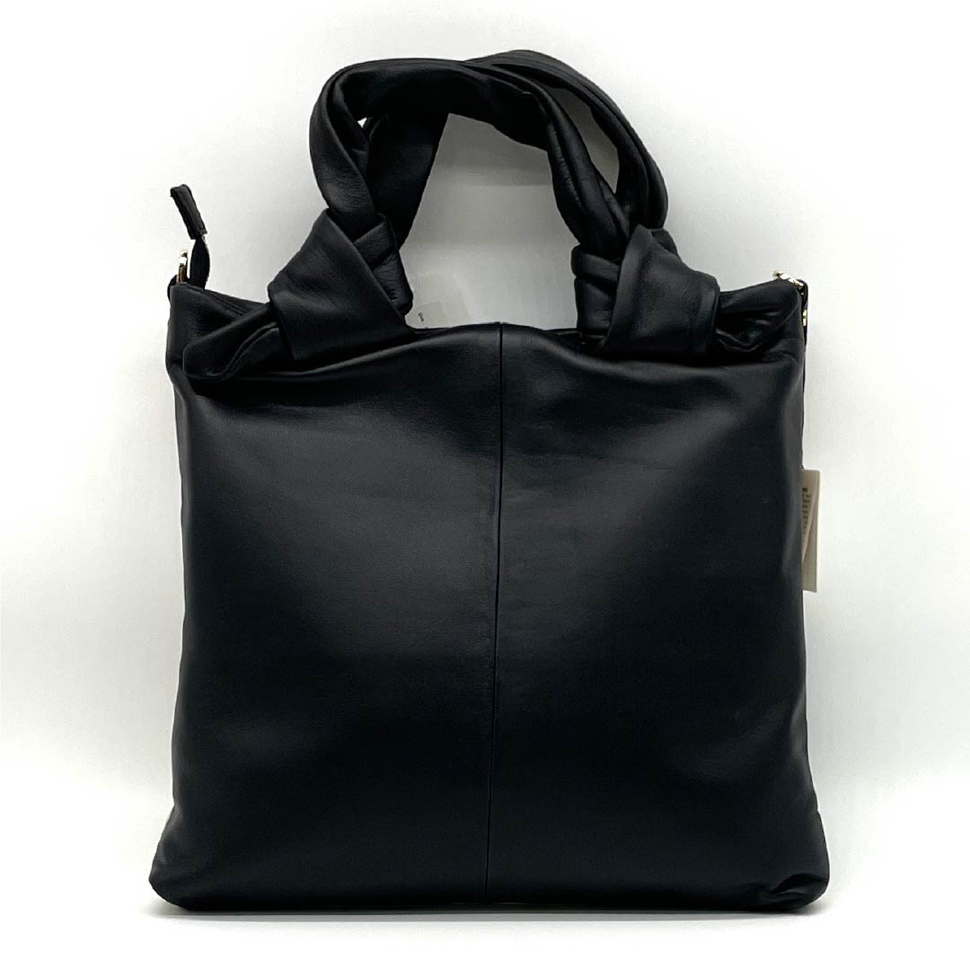 （新古品） 洋装バッグ 牛革 Sランク 新古品 牛革 ２WAY 黒系 119700025210
